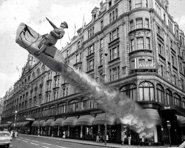 Contrary to popular belief, the V2 was not the last of Hitler's somewhat successful "Vergeltungswaffen" or Vengeance Weapons. The "Flugkörperburrito" was successfully used to score great deals at Harrods well into the 1960's.